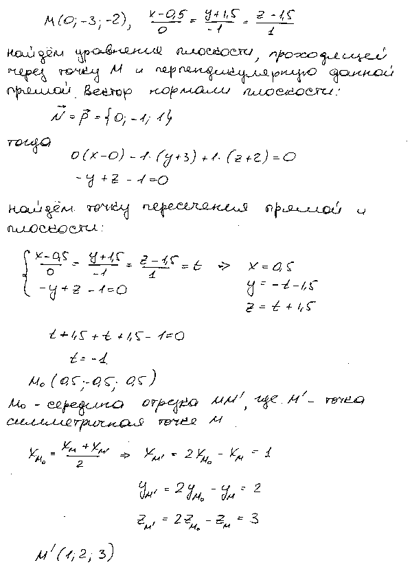  Аналитическая геометрия