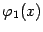 $ {\varphi}_1(x)$