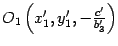 $ {O_1\left(x_1',y_1',-\frac
{c'}{b_3'}\right)}$
