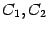 $ C_1,C_2$