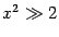 $ x^2\gg2$