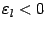 $ {\varepsilon}_l<0$
