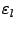 $ {\varepsilon}_l$