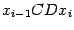 $ x_{i-1}CDx_i$