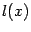 $ l(x)$