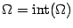 $ {\Omega}=\mathop{\rm int}\nolimits ({\Omega})$