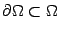 $ \partial{\Omega}\sbs{\Omega}$
