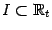 $ I\sbs\mathbb{R}_t$