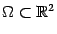 $ {\Omega}\sbs\mathbb{R}^2$