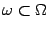$ {\omega}\sbs{\Omega}$