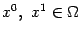 $ x^0,\ x^1\in{\Omega}$