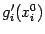 $ g'_i(x^0_i)$