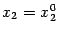 $ x_2=x_2^0$