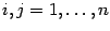 $ i,j=1,\dots,n$