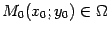 $ M_0(x_0;y_0)\in{\Omega}$
