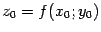 $ z_0=f(x_0;y_0)$