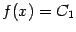 $ f(x)=C_1$