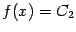 $ f(x)=C_2$