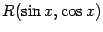 $ R(\sin x,\cos x)$