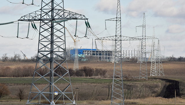 Высоковольтная линия электропередачи от ростовской АЭС в Крым